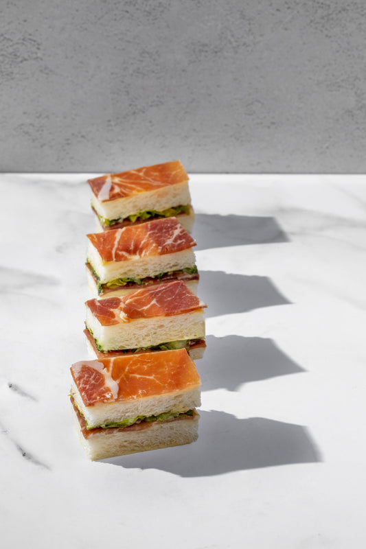 Basque Cured Ham & Espelette Chili Finger Sandwich (12pcs)