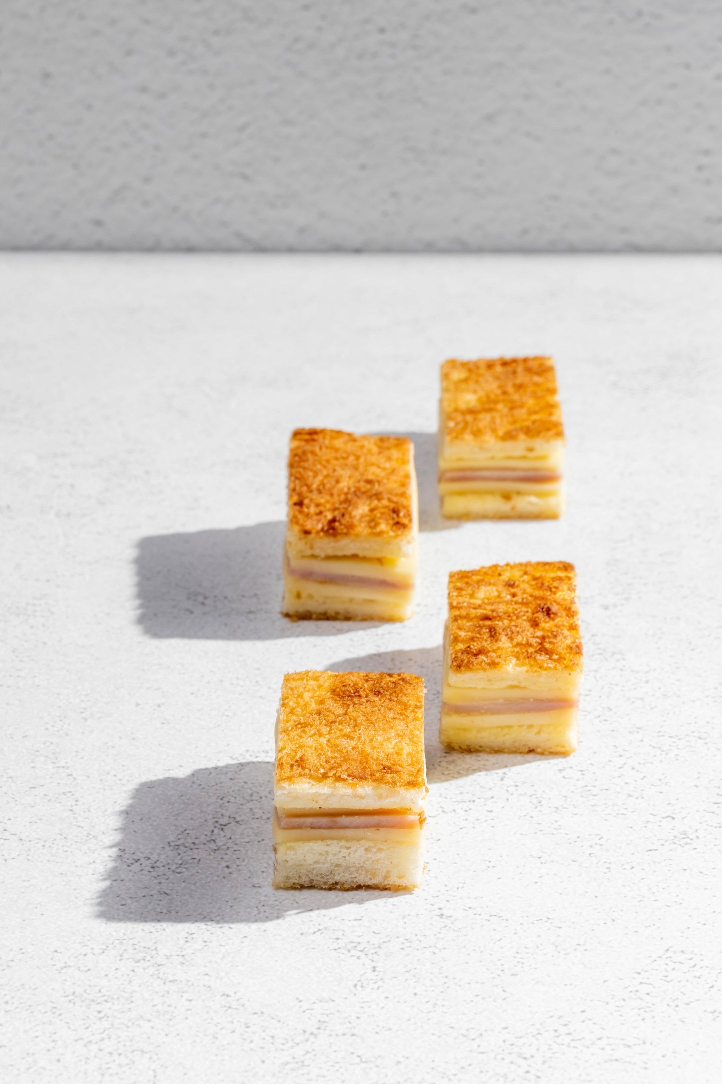 Mini Croque Monsieur, Ham & Cheese Mini Sandwich (12pcs)