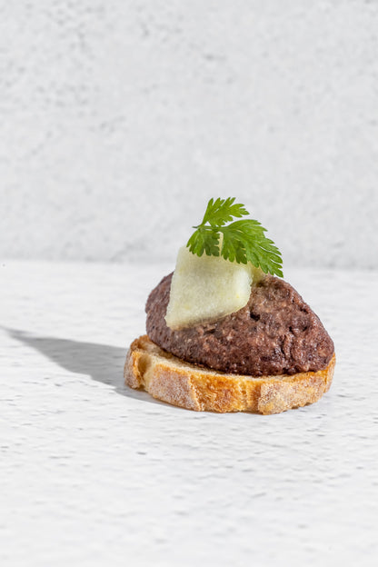 Basque Boudin Noir, Granny Apple Compote on Toasted Baguette (12pcs)