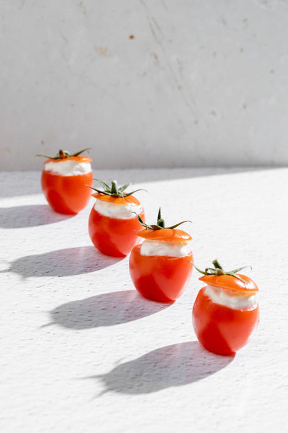 Cherry Tomato, Yoghurt, Shallot & Chives (12pcs)
