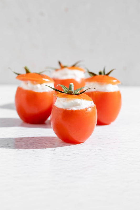 Cherry Tomato, Yoghurt, Shallot & Chives (12pcs)